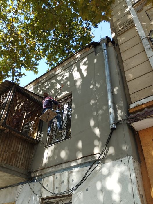 Утеплення стін Утепление стен