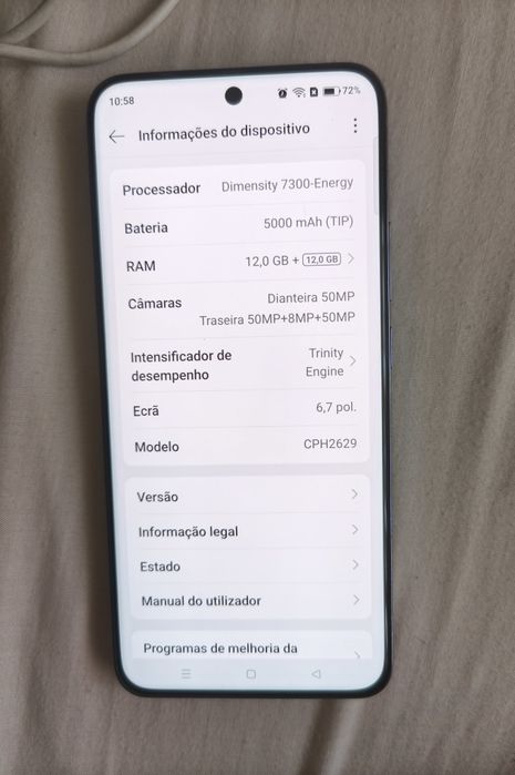 OPPO Reno 12 pro - 16gb/512gb ultra rápido