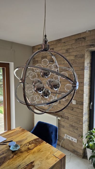 Lampy KARE Pendant Lamp Universum LED srebrna  2 szt