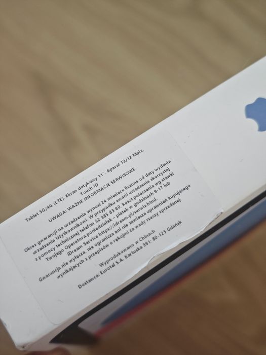 Nowy Tablet iPad Air a16 , 11 cali 5g 128gb, cellular