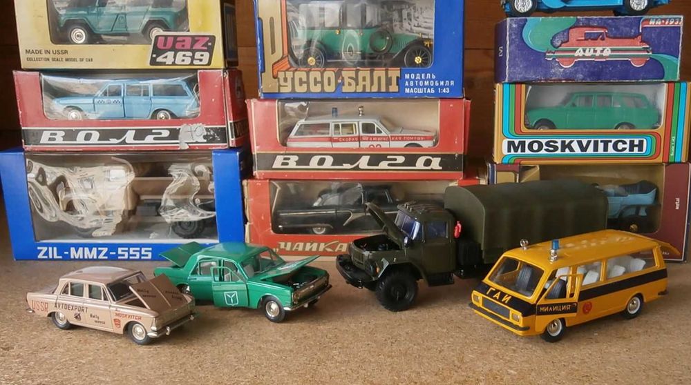 Модель 1:43 СССР Москвич ГАЗ Зил ВАЗ Заз УАЗ Ford РАФ Руссо Балт Opel