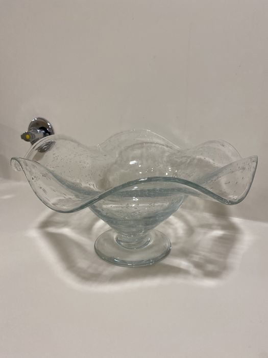 Taça de vidro nova