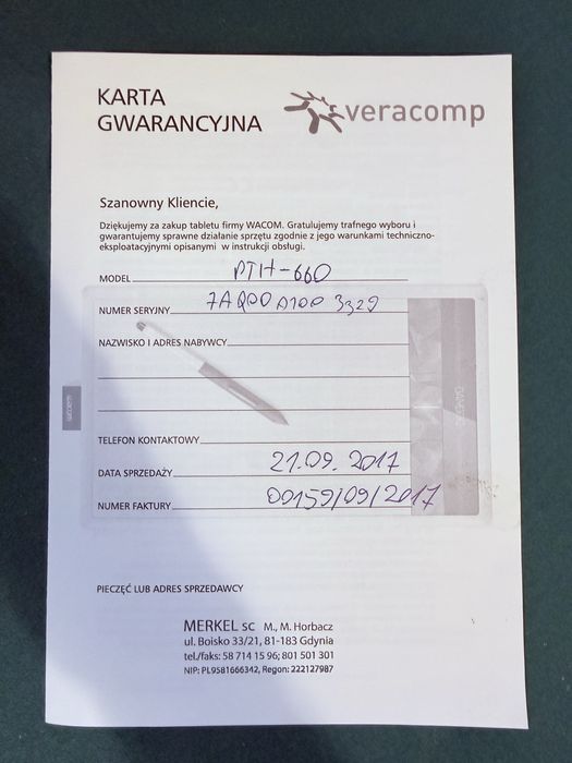 Tablet graficzny Wacom Intuos Pro PTH-660