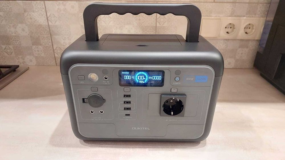 Електростанція Зарядна станція OUKITEL P800E Plus 800W/512Wh