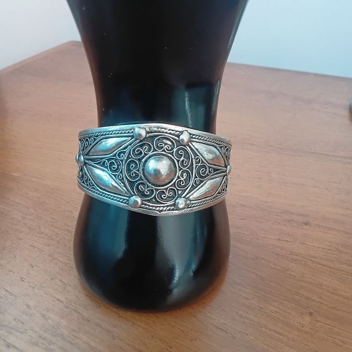 Pulseira Etnica em "Prata Berbere"  Artesanais , Exclucivas e Autentic