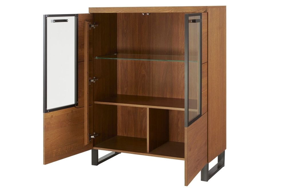 Szynaka Meble Kolekcja Pratto 15 Witryna 2-drzwiowa fornirowana
