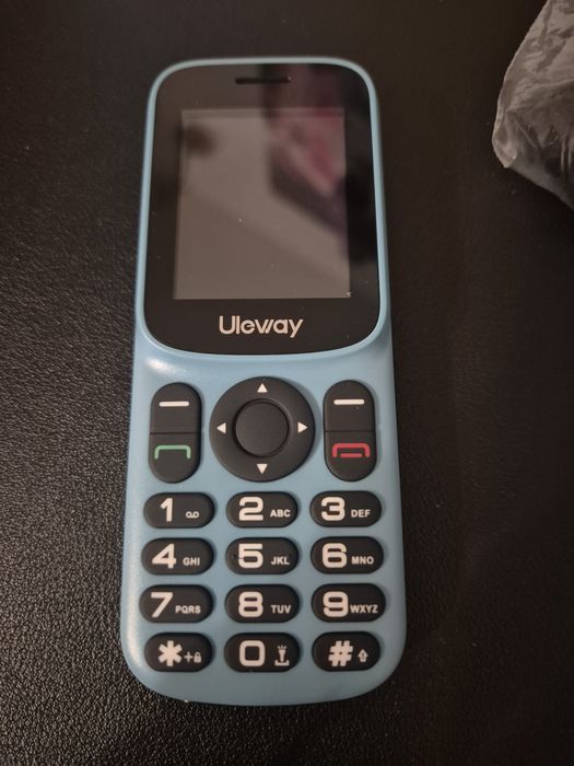Nowy Telefon dla Seniora Uleway T185 Dual SIM | Duże przyciski | Latarka