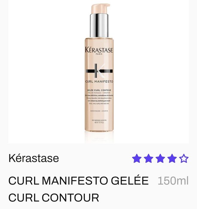 Gama Kerastase Curl Manifesto