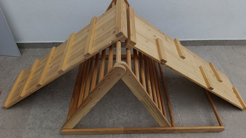Montessori Rocket + Triângulo de aprendizagem com pranchas