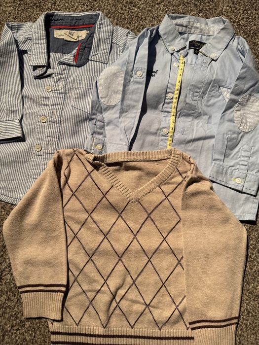 Koszule, sweter, Mayoral, H&M, Roz. 68