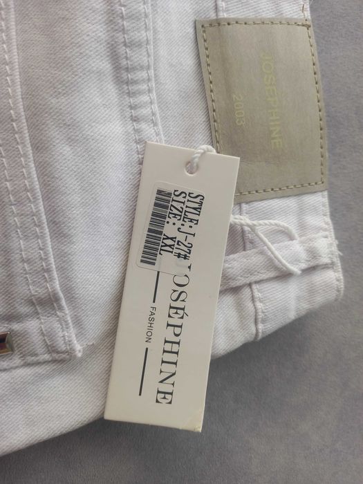 Spodnie jeansy nowe białe