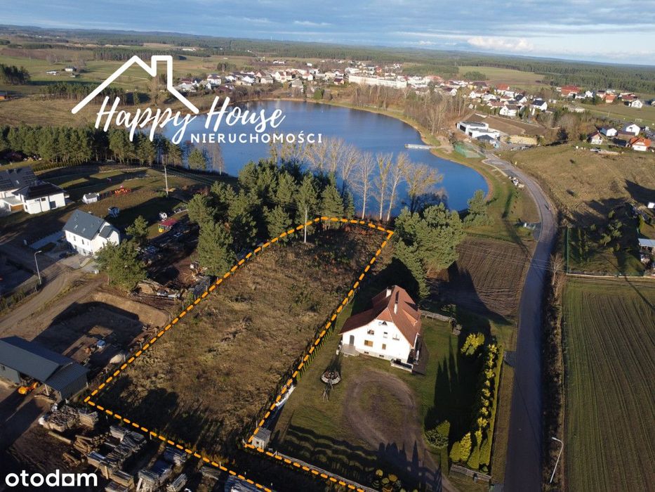 Piękna działka nad jeziorem Głęboczek - Lipnica.