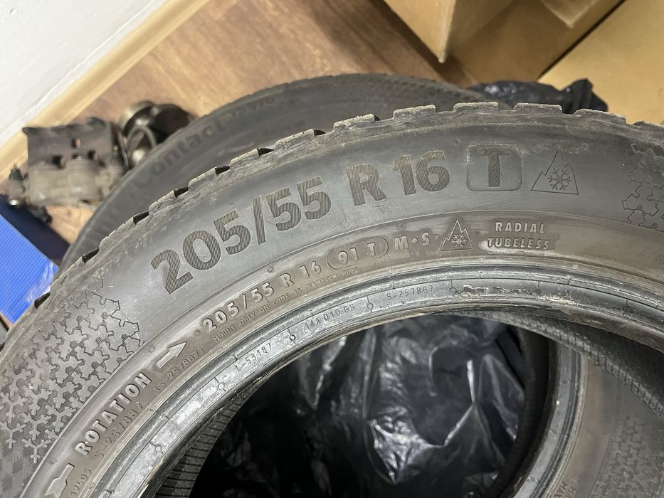 Комплект зимових шин Winter contact ts870 r16 Continental