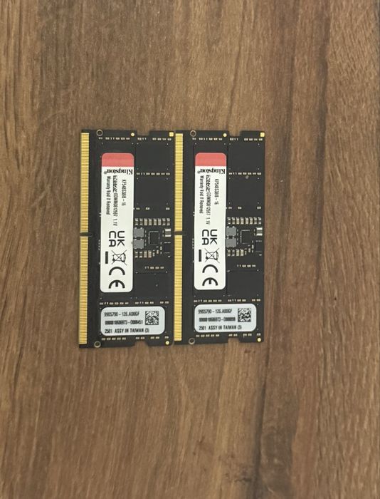 Ноутбучна оперативна память ddr5 4800 32gb(2x16)