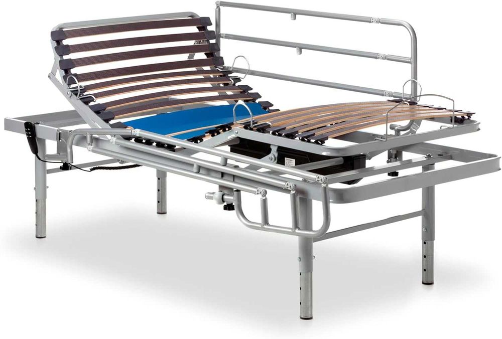 Cama Articulada + Colchão Sanitário Viscoelástico Impermeável