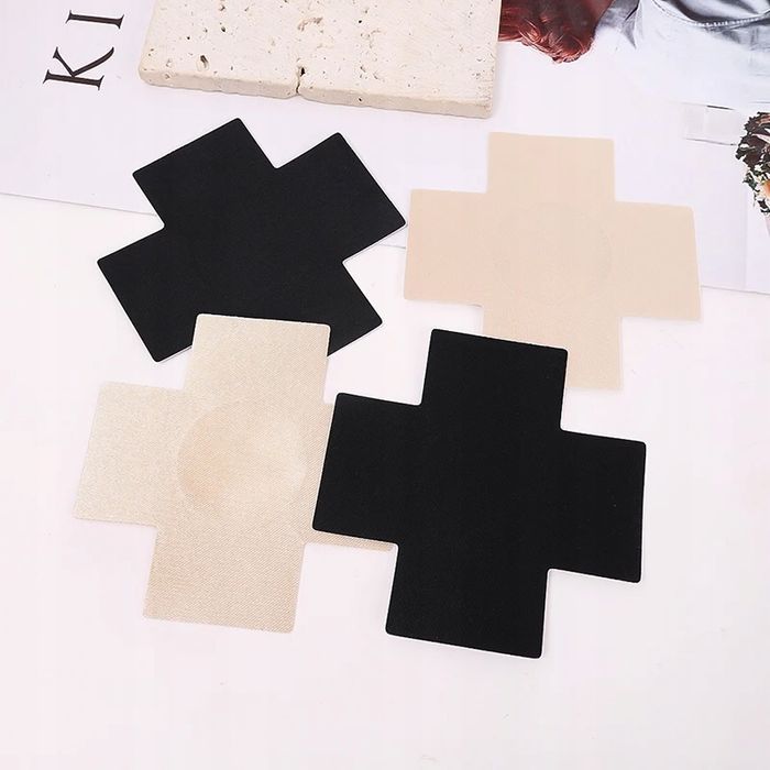 Nasutniki naklejki na sutki X przyklejane krzyżyki czarny 5 par