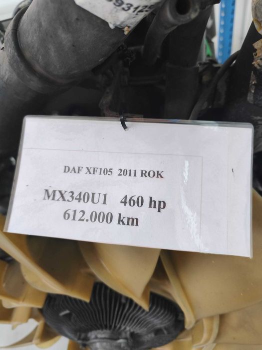 Silnik Daf MX-340 U1 460HP używany , sprawny , pracujący 100%