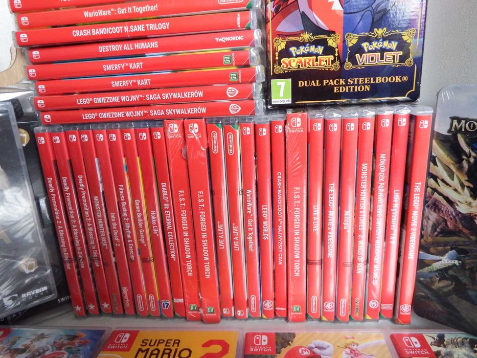 Switch MARIO Zelda POKEMON Monster Hunter Crash LEGO mega wybór gier !