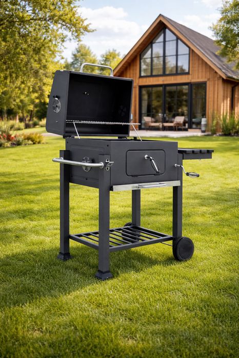 Grill węglowy z pokrywą MIR4525 MIRPOL 105x115x68 cm