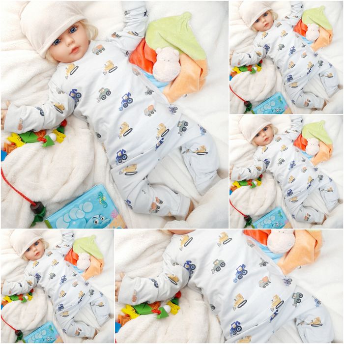 Mega paka roz 74/80 13 sztuk zestaw komplet chłopca bluza