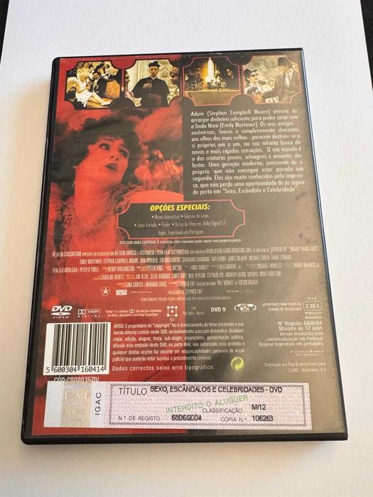 DVD Sexo Escândalos e Celibridades