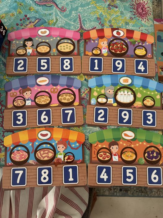Jogo Bingo infantil numeros e quantidades