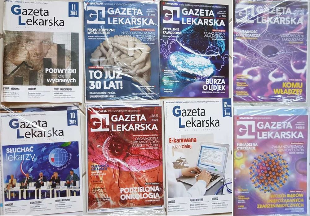 Gazeta Lekarska kolekcja czasopismo dla lekarzy stomatologów