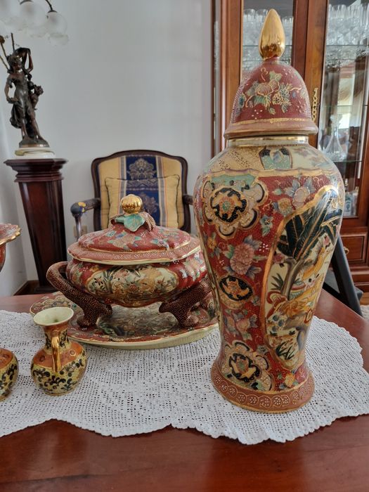 Conjunto de peças de decoração