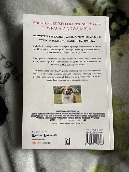 Książka „Był sobie pies 2” W. Bruce Cameron