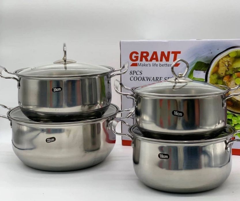 Новый набор кастрюль, 4 шт