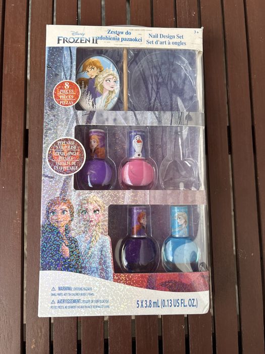 Frozen II - Zestaw do zdobienia paznokci - 4 kolory