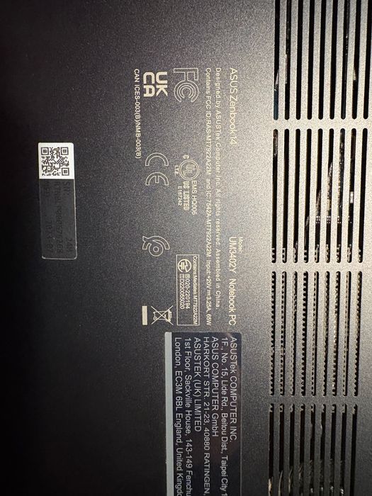 Laptop ASUS ZenBook 14 R5-7350 /16GB/512GB SSD
