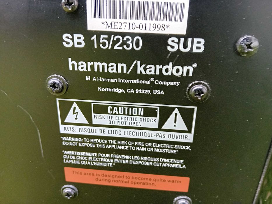 Subufer  Harman/ kardon  15/230 SUB