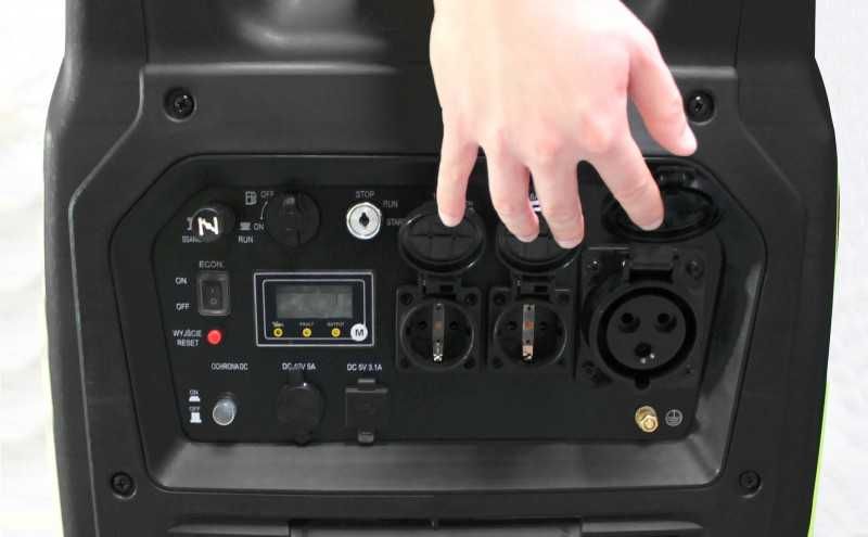 Generator Agregat Inwertorowy 6,6 kW E-start Pilot prądu prądotwórczy