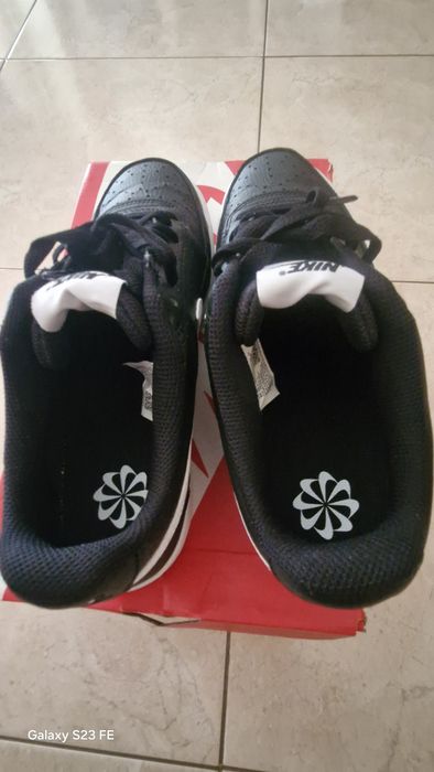 Nike Court Vision Pretas e Brancas Originais