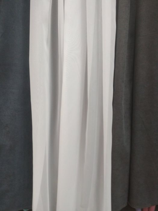 Тюль -шифон однотонний