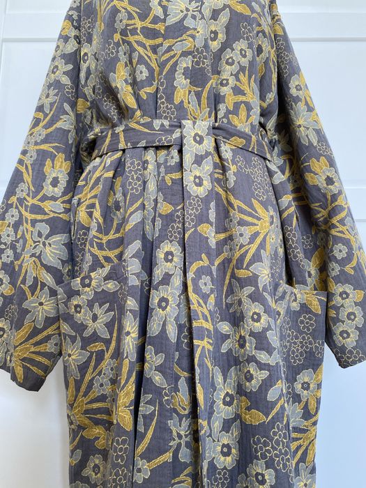 Kimono oliwkowe w stylu japońskim 100% cotton