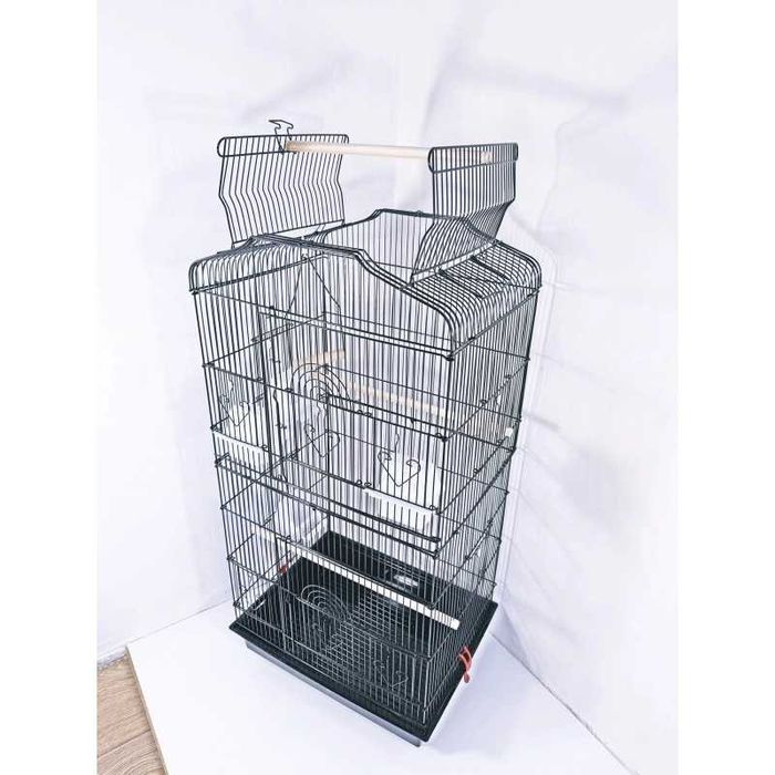 Метровая клетка-вольер для птиц B01, черная, 44x33x105 см, Распродажа