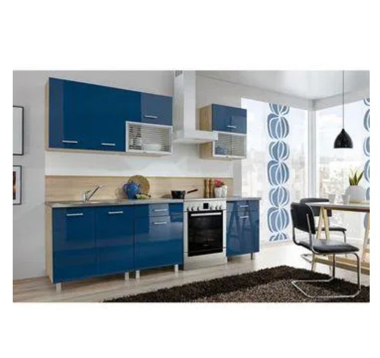 Fronty do mebli kuchennych, niebieski, fiona