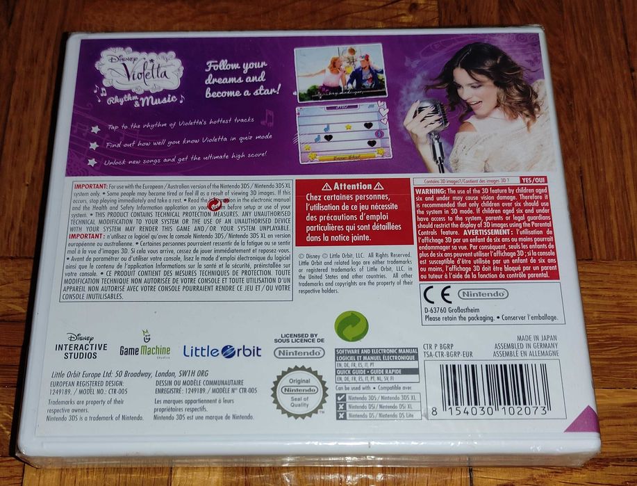Disney Violetta Rhythm & Music (nowa w folii) Najtaniej Nintendo 3DS