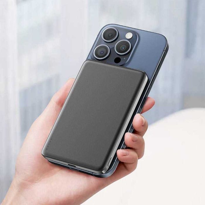 Ультратонкий павербанк ACEFAST M8 5000 mAh з бездротовою зарядкою 15W