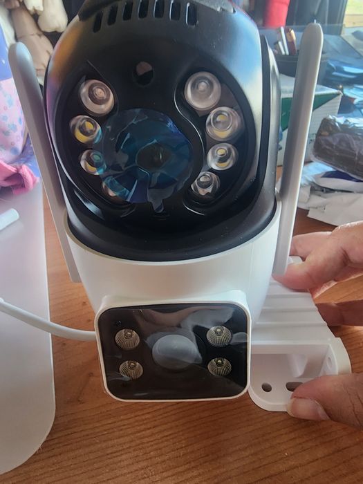 Camera de vigilancia rotativa 8 mp