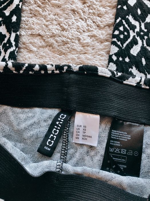 etnic etniczne legginsy H&M roz 34 Xs nowe