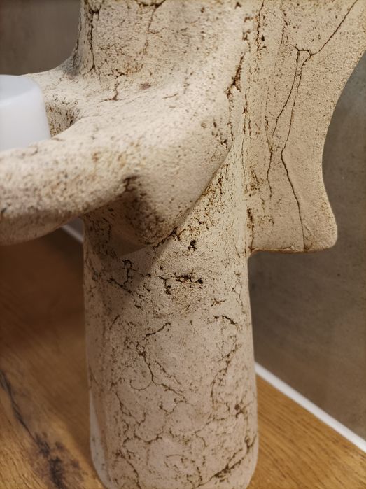 Piaskowy duży anioł