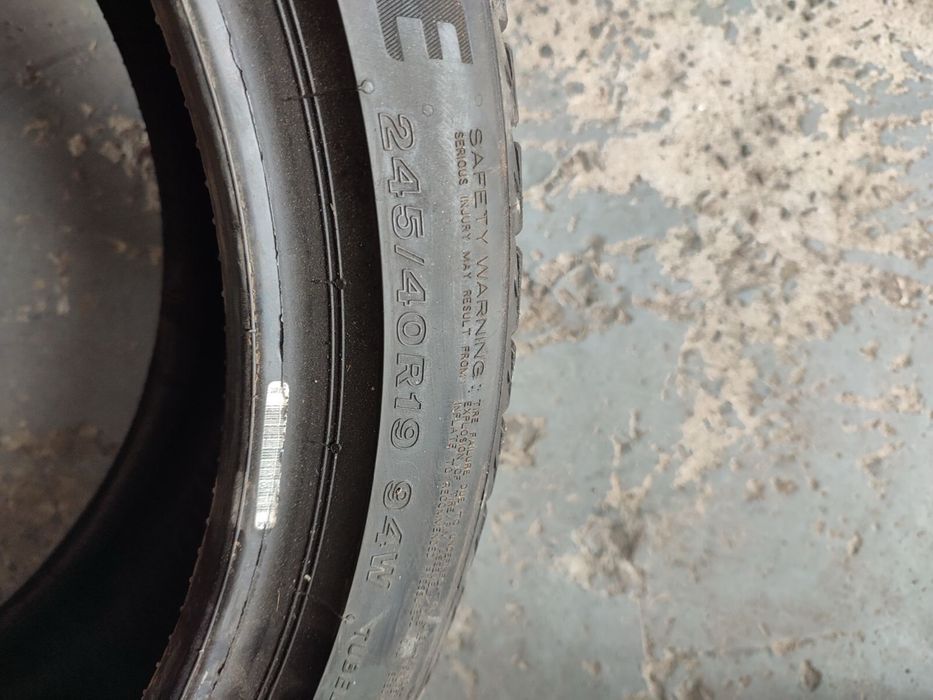 R19 245/40 Bridgestone Turanza T005 шини літо комплект