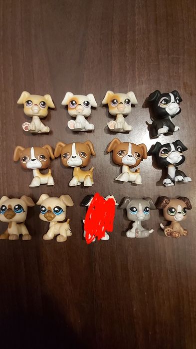 LPS Littlest pet shop pies Bokser