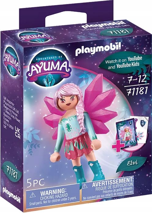 Playmobil 71181 wróżka Elvi zestaw skrzydła + dodatki