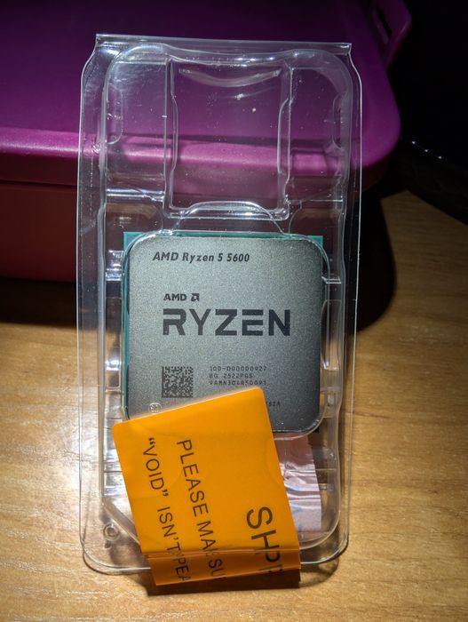 Процесор Ryzen 5 5600 новий