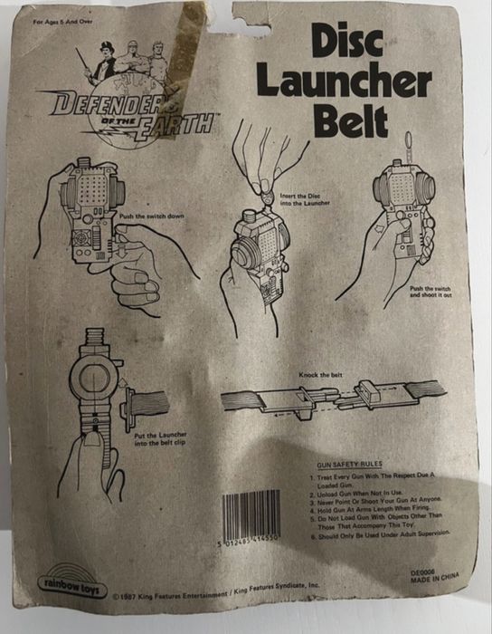 Brinquedo Defenders of the Earth - 1987