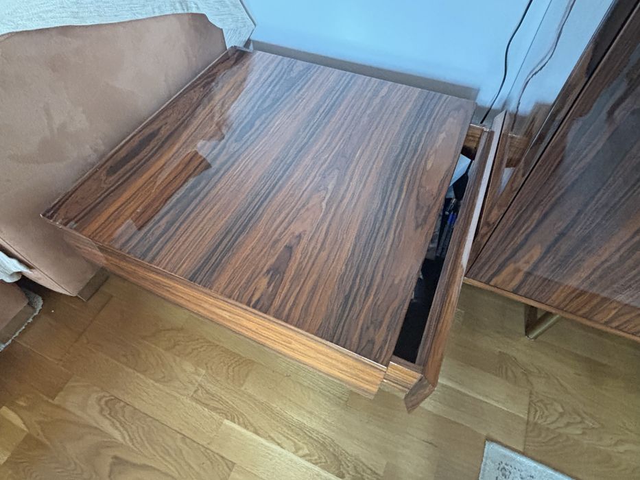 Mesa de centro pau ferro alto brilho